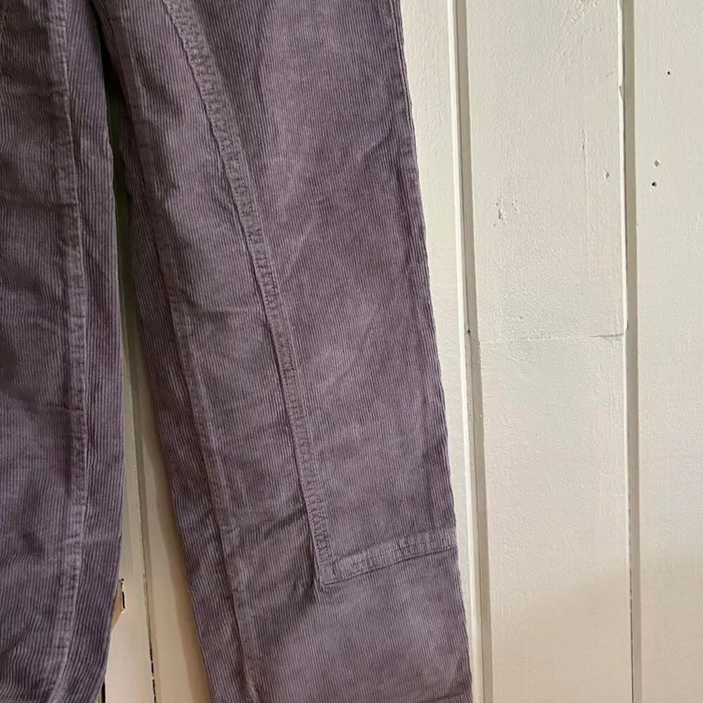 Free People Risk Taker High Rise Corduroy Pants - relaxed/slouchy fit